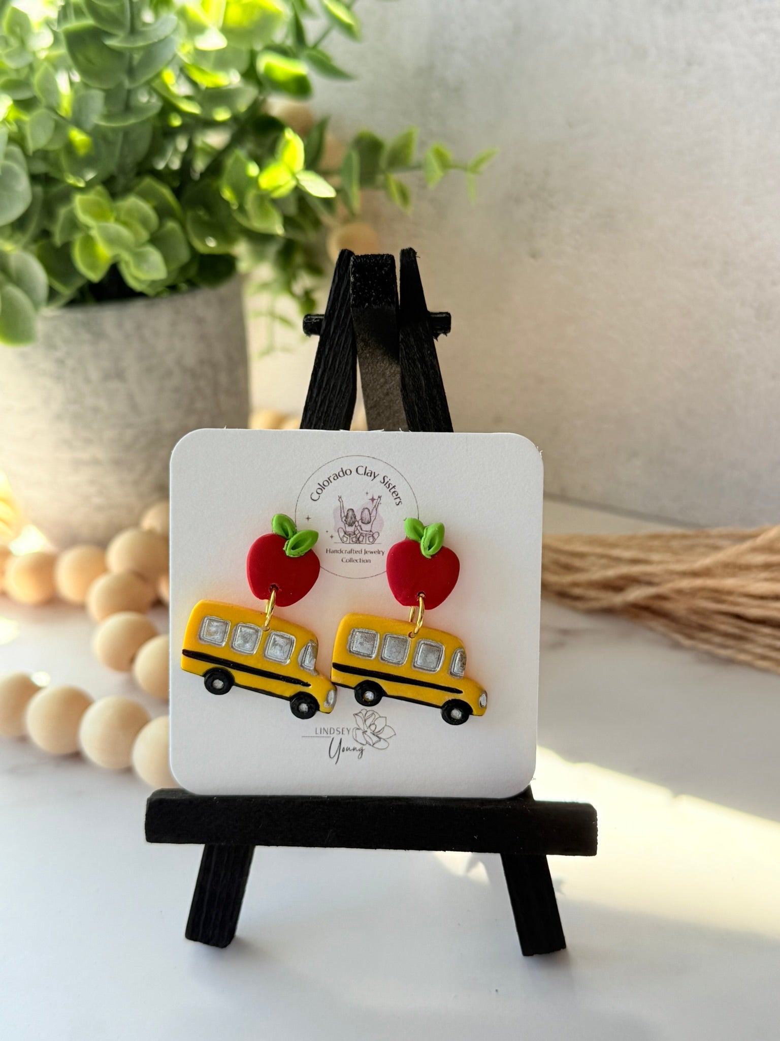Bus & Apple Studs