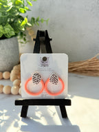 Color Hoops Studs
