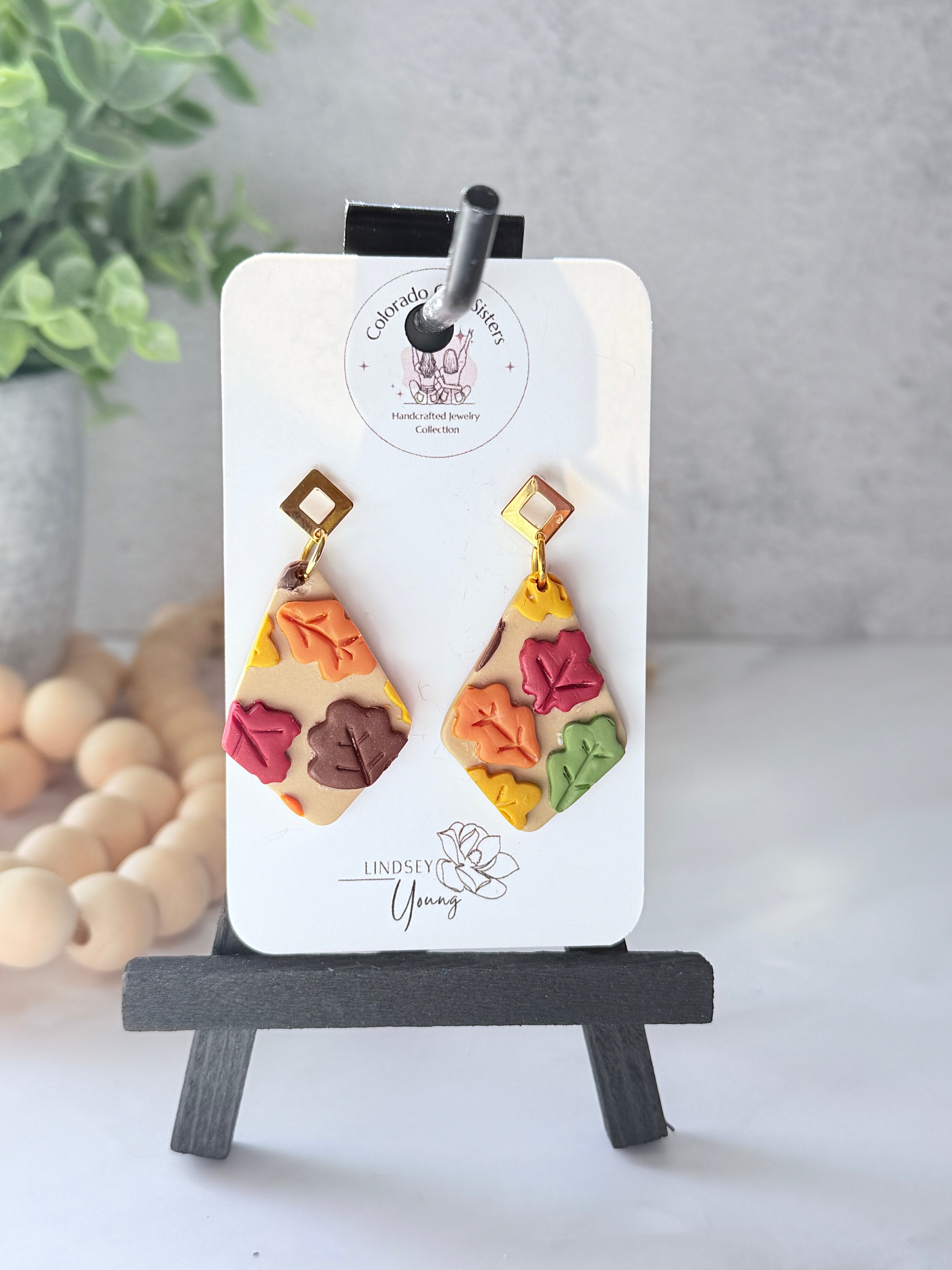 Fall Leaves Drop Dangle