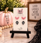 Handmade Halloween Polymer Clay Stud Earrings - Halloween Studs Collection