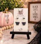 Handmade Halloween Polymer Clay Stud Earrings - Halloween Studs Collection