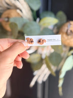 Fall Stud Earrings | Handmade Polymer Clay Earrings | Pumpkin Leaf Sunflower Acorn Earrings | Autumn Earrings | Thanksgiving Jewelry